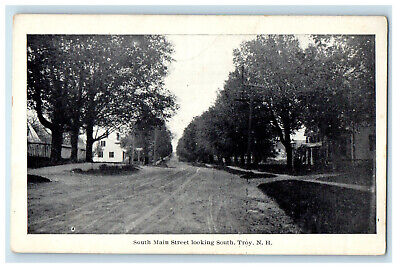 c1910 South Main Street Looking South Troy New Hampshire NH Postcard