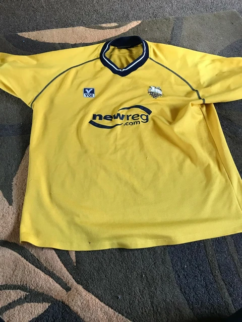 2002/03 PNE PRESTON North End Voi Away Shirt New Reg Sponsor Xl