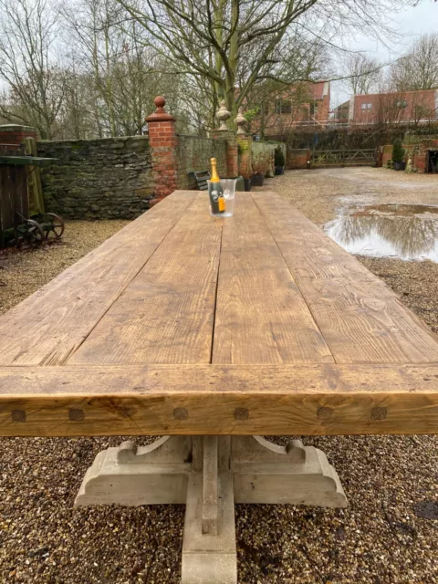 French Rustic 19th Century Refectory Table 2