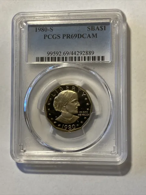 1980-S $1 Susan B Anthony Dollar PCGS PR69DCAM Proof