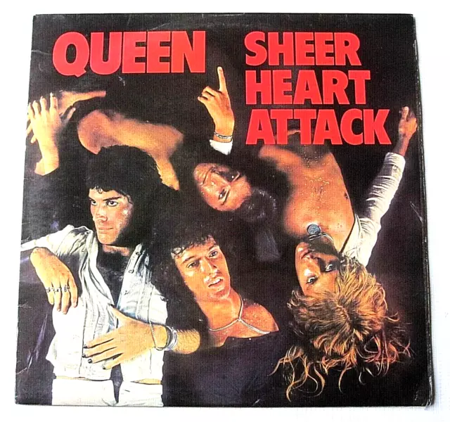 Queen - Sheer Heart Attack - 1st Press 1974 UK Vinyl LP Album Record EMC 3061