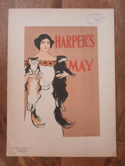 Les Maîtres de l'Affiche -  Edward Penfield - Harper's May 1898 - Tavola 115