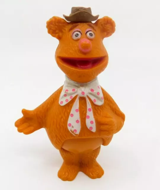 Fisher Price Fozzie Bear Stick Puppet Jim Henson's Muppets Vintage Toy #842 1979