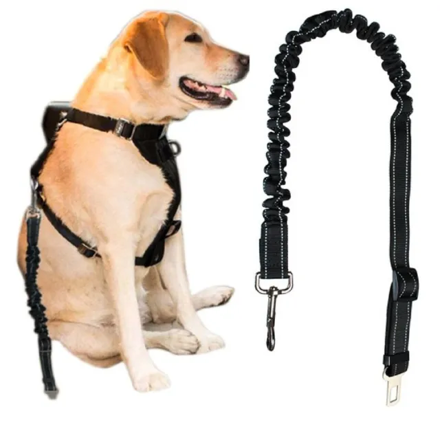 Guinzaglio Cintura di Sicurezza Auto per Cani Cane Regolabile Universale Collare