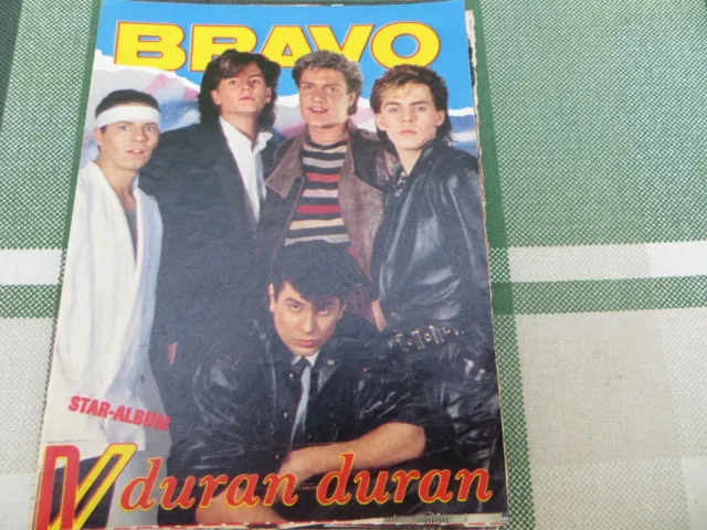 älterer Ausschnitt aus der Bravo - Star Album von Duran Duran