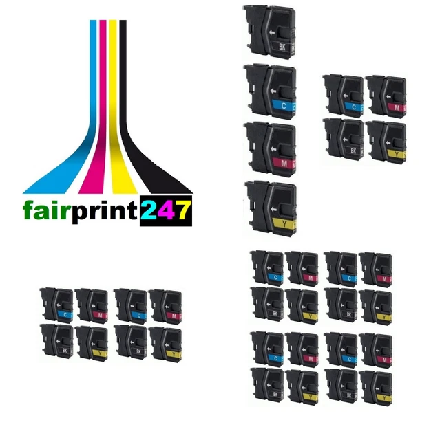 Supply Guy 20 XL cartucce compatibili con Brother LC1100 LC-1100 adatto per DCP-145c DCP-195c DCP-165c MFC-250c MFC-490cw MFC-5490cn MFC-5890cn MFC-6490cw MFC-255cw MFC-290c MFC-295cn MFC-297c
