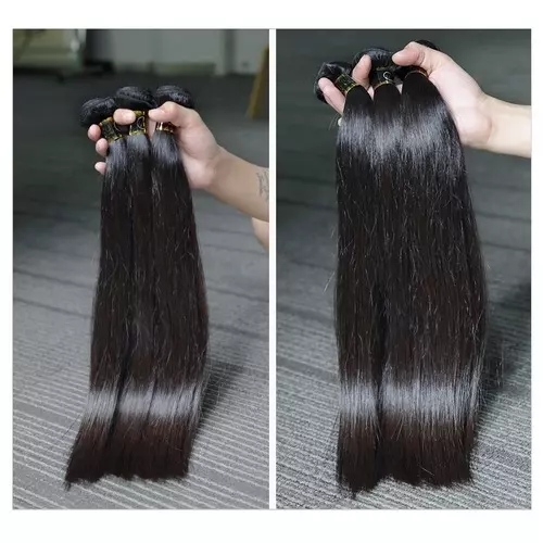 Hair Straight  Brazilian Raw Unprocessed Hair Natural 100%Human Weaving Bundles