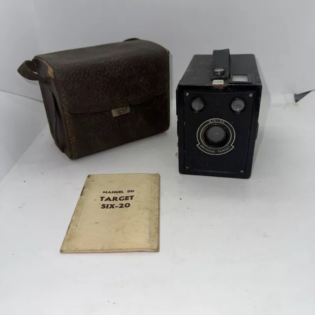 Appareil photo Ancien Brownie Target Six 20 Avec Notice