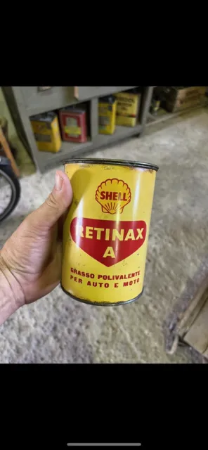 Latta Motor OIL Shell Epoca Esso Aeroshell Fina Lubra Garage Vintage