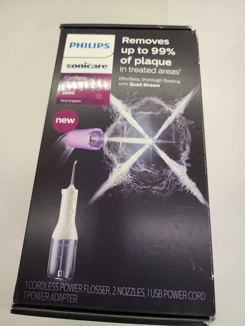¡LEE! Flosser de agua Philips Sonicare Power 3000 - usado una vez (HX3806/21)