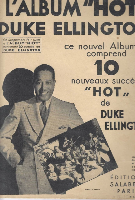 duke ELLINGTON -ancien  recueil partitions