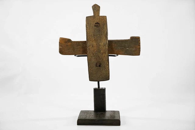 Elegant Dogon Door Lock 10" - Mali - African Art