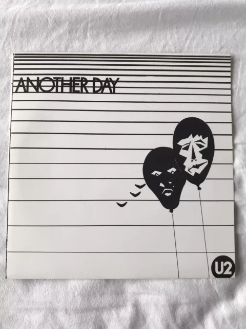 U2 Another Day Cbs Promo 7" Single Clear Vinyl With Black Labels Very Rare