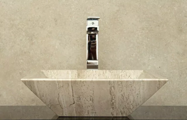 Stone sink bathroom vessel sink travertine marble sinks