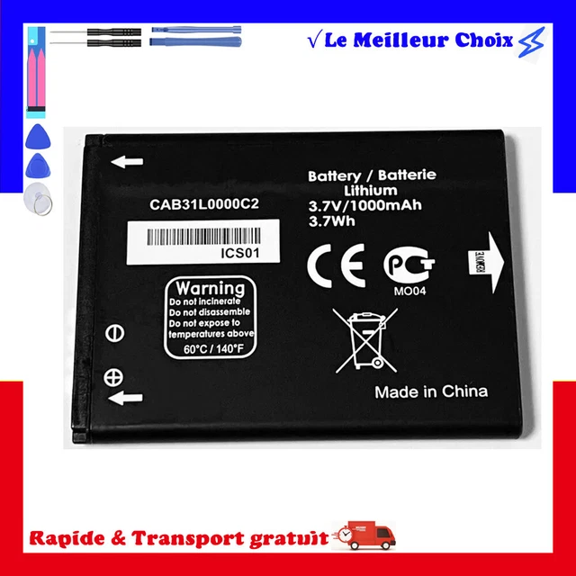Batteries Pour Alcatel One Touch pour téléphone mobile et assistant personnel (PDA