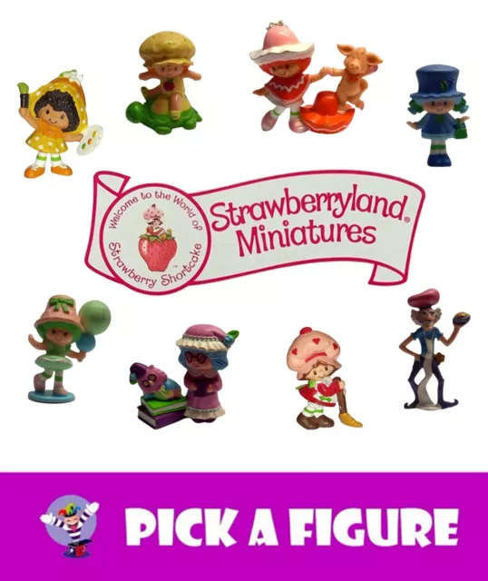 Strawberry Shortcake STRAWBERRYLAND MINIATURES Pick your Figure here