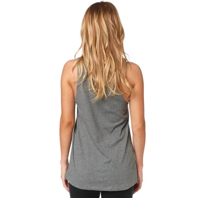 Fox Racing Cortex Tank Girls Womens Ladies Heather Graphite Comfort Top 2