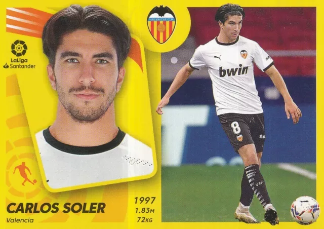 15 Carlos Soler # Espana Valencia.cf Sticker Panini Liga 2022
