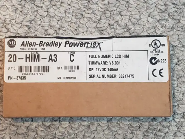 Allen Bradley 20-HIM-A3 PowerFlex Drive LCD Display / Interface NEW SEALED!!