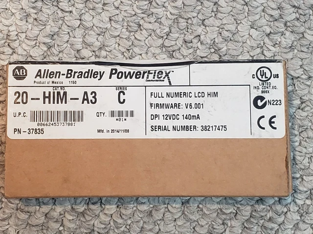 Allen Bradley 20-HIM-A3 PowerFlex Drive LCD Display / Interface NEW SEALED!!