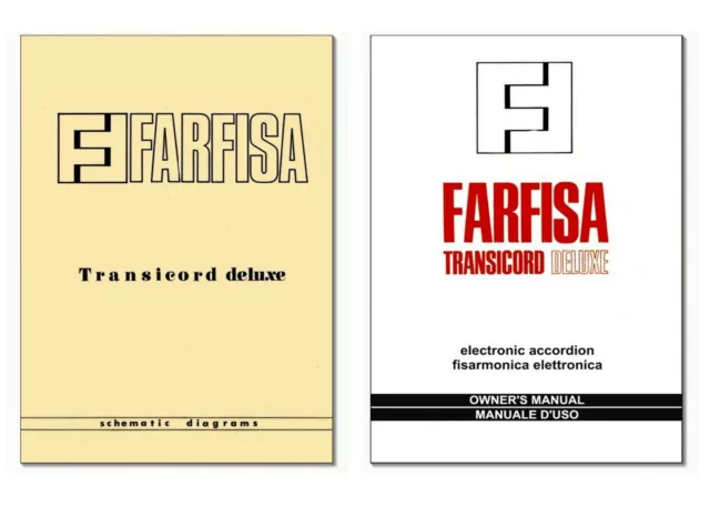 FARFISA TRANSICORD DELUXE Service Manual Schematics Schaltplan Schemi + Owners