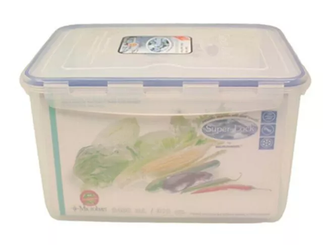 8400ml Transparent Food Storage Container BPA FREE Plastic Box Tub Tupperware