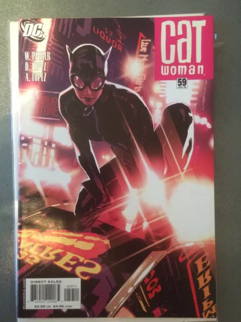 Catwoman #59 Adam Hughes Cover First Print Dc Comics (2006) Batman