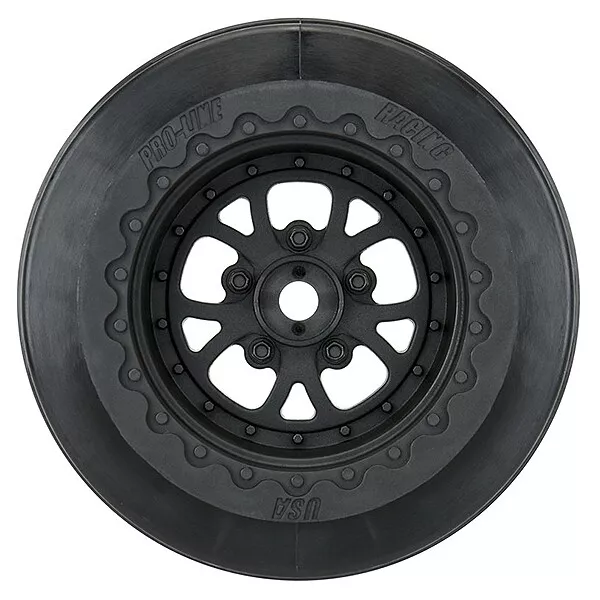 Proline Ponoma Drag Spec 2.2 3.0 Black Wheels Hex Slash Pl2776-03