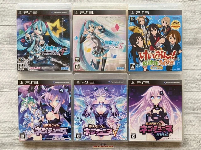 SONY PS3 Hatsune Miku Project DIVA F F2 & Hyperdimension Neptune set from Japan