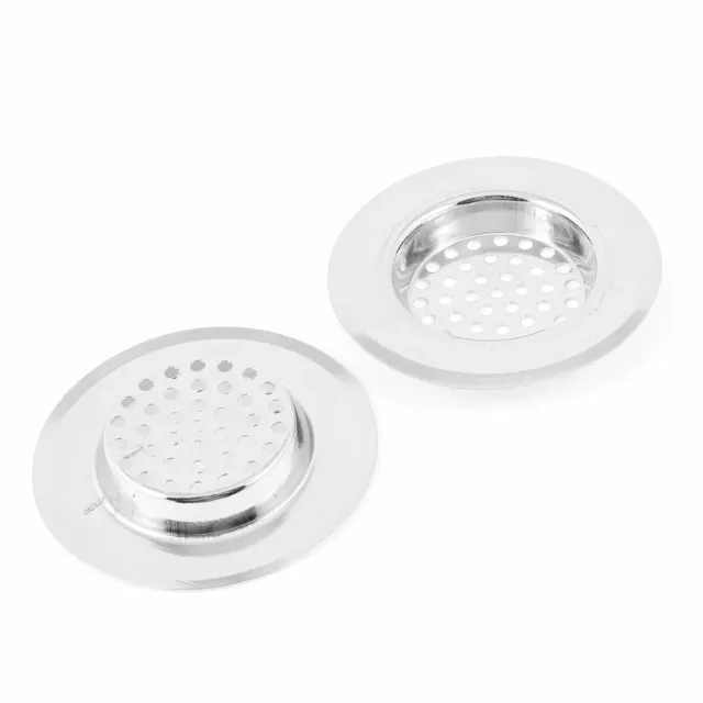 63 mm Bouchon de vidange d'eau évier lavabo à bouchon Passoire Lot de 2