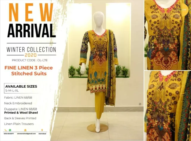 Vêtements indiens pakistanais costume femmes robe readymade Shalwar Kameez Khaadi