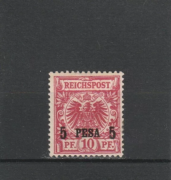 DOA, Deutsch Ostafrika, Mi.Nr. 3 von 1896, ungebraucht *, 5 PESA