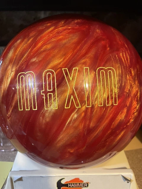 Ebonite Maxim Bowling Ball 10lb New And Undrilled Vintage Orange 🍊