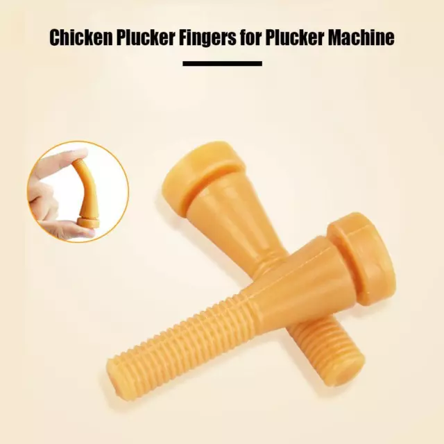 Poultry Plucking Fingers Hair Removal Machine Glue Stick Chicken Plucker Beef '✨ 3