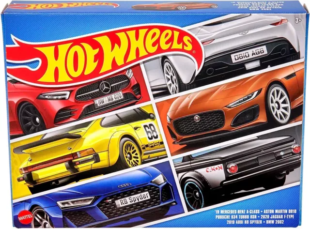 Hot Wheels Especial Caja 6 Vehículos de Juguete Coche Cultura Europa Escala 1: