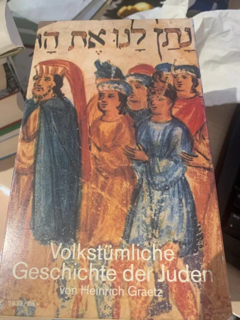 Volkstümliche Geschichte der Juden in 6 Bänden im Schuber