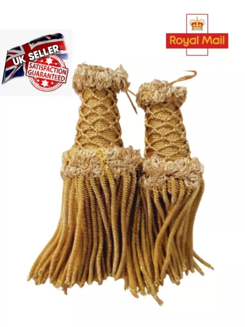 Gold & Silver Bullion Tassels pair"12CM" For Army Uniform' church Vestments '...