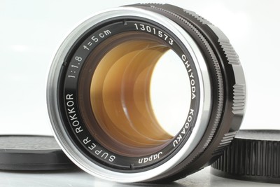 Leica Presque Mint CHIYODA KOGAKU SUPER ROKKOR 5cm F1.8 Lens L39 minolta De Japon 
