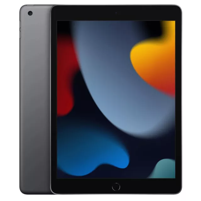 Apple iPad 9th Gen 10.2 in 64GB WiFi Only Space Grey iOS Tablet - MK2K3X/A A2602