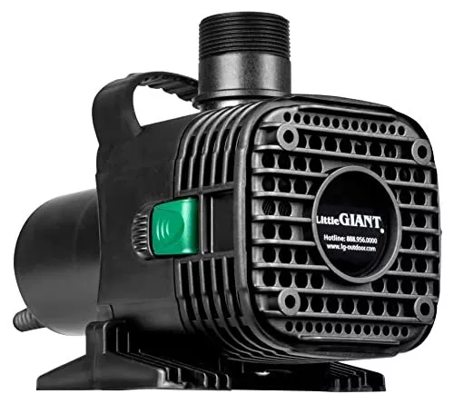 F304000 115volt 4060 Gph Wet Rotor Pump With 20ft. Cord For Ponds Up To 4000 Gal