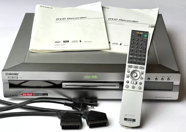 Sony DVD Recorder RDR-GX7 mit FB und Bedienungsanleitung - Top