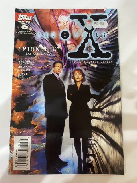 Topps Comics THE X FILES #6 June 1995 Firebird The Conclusion