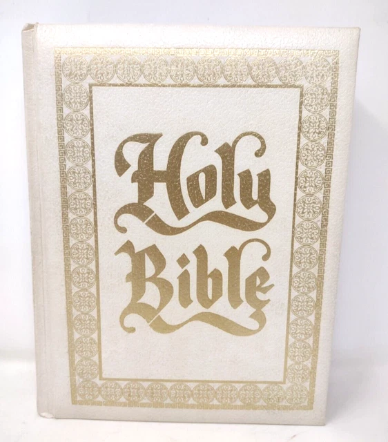 VINTAGE HOLY BIBLE Family Altar Edition King James KJV Red Letter ...