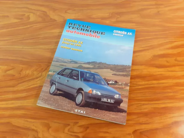 RTA Revue technique ETAI CITROEN AX essence jusqu'en 1994