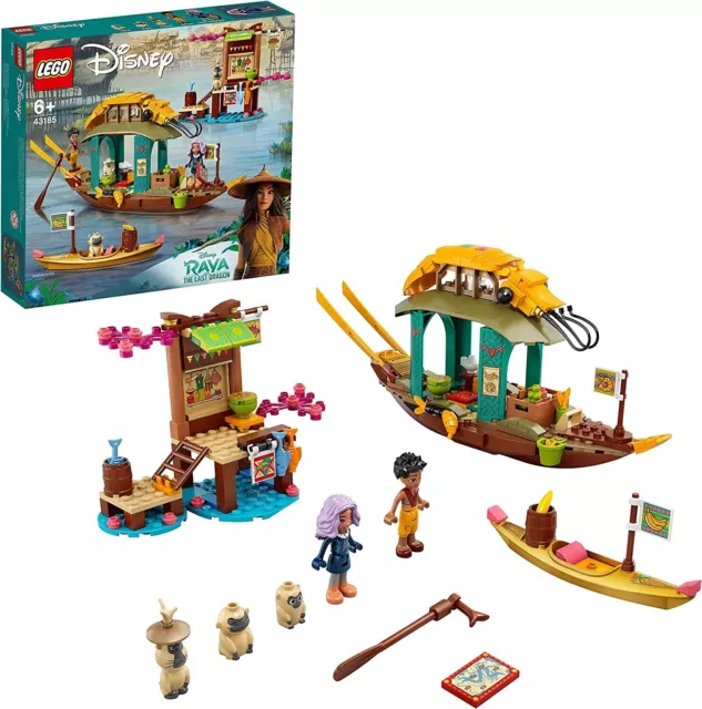 LEGO Disney Princesa Raya Le Barco De Boun 43185 / Construcción Juego Niña Noel