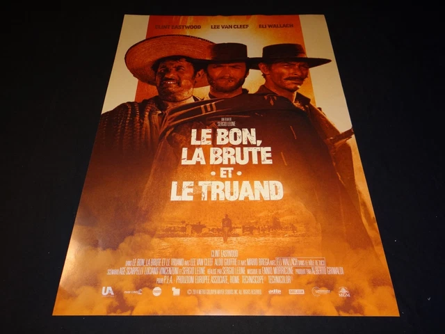 Le Bon La Brute Et Le Truand Sergio Leone Eastwood Affiche Cinema Modele Rare Eur 40 00 Picclick Fr