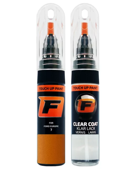 Peinture de Retouche pour FORD 7 ELECTRIC ORANGE Stylo Laque