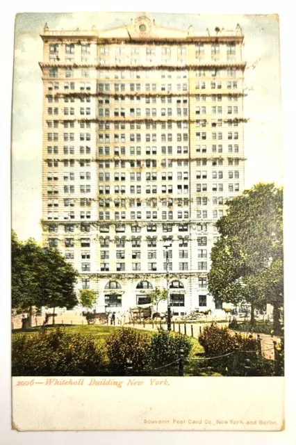 Whitehall Building New York Postcard