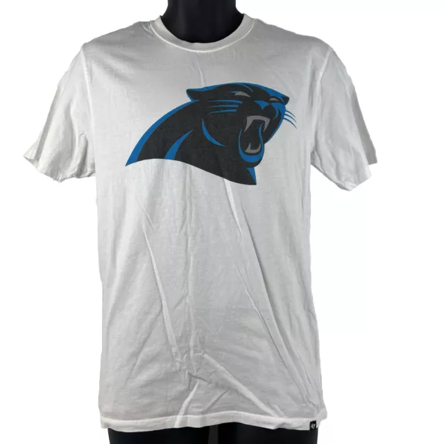 47 Carolina Panthers NFL Licensed Graphic T-Shirt Mens M White/Black 51/70