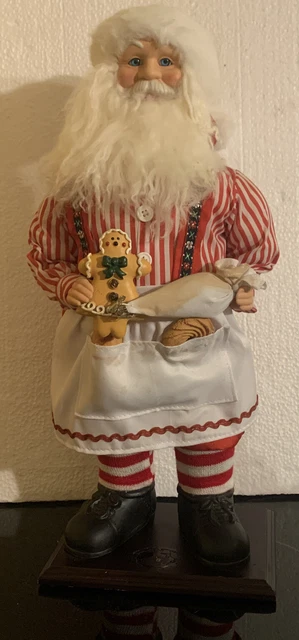 Vintage  Pastry Chef Santa Claus The Cook 17”